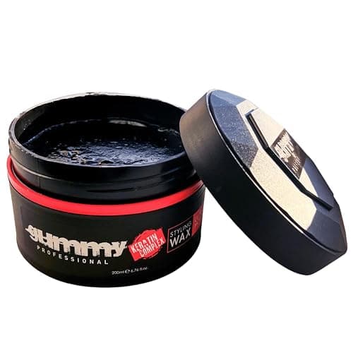 Gummy Professional Hair Styling Wax – Strong Hold Hair Wax with Keratin Complex Strengthens and Adds Radiant Finish – Water-Based Grooming for Messy, Spiky, Textured Styles – 200 ml thumbnail 4