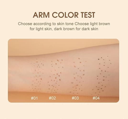 AKARY Freckle Pen Professional Lifelike Face Concealer Point Out Natural Waterproof Longlasting Soft Artificial Freckles Fine Makeup Freckle Pen Life Face Decoration (#03 Chestnut) thumbnail 6