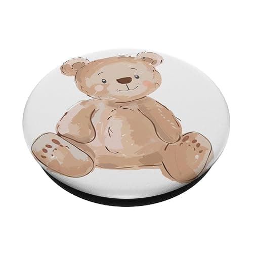 Teddy Cute Bear Adorable Bear Lover PopSockets Adhesive PopGrip thumbnail 2