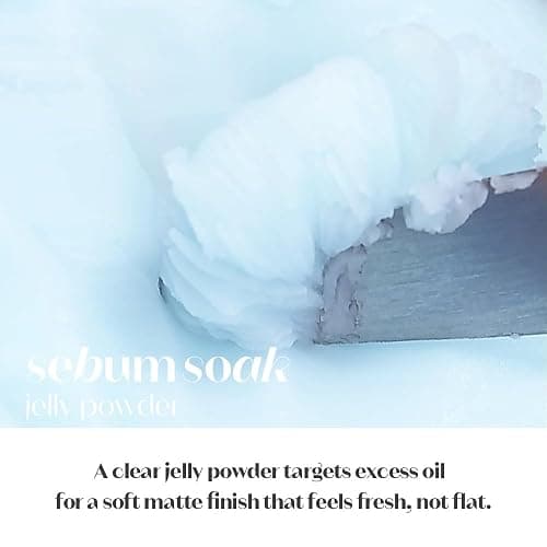 ETUDE Sebum Soak Jelly Pressed Powder makeup setting powder oil control, matte finish for oily and combination skins | perfect for Coachella & Festival Essentials thumbnail 8