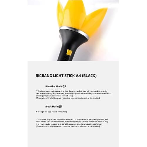 Bigbang Official Lightstick V.4 + 3 Extra Photocards Set thumbnail 6
