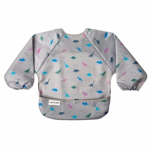 Tiny Twinkle Long Sleeve Bib for Babies & Toddlers – Waterproof Smock Bib for Eating – Machine Washable & Mess-Proof, Baby Feeding Essential & Shower Must-Have(Dinosaur, 6–24M) thumbnail 6