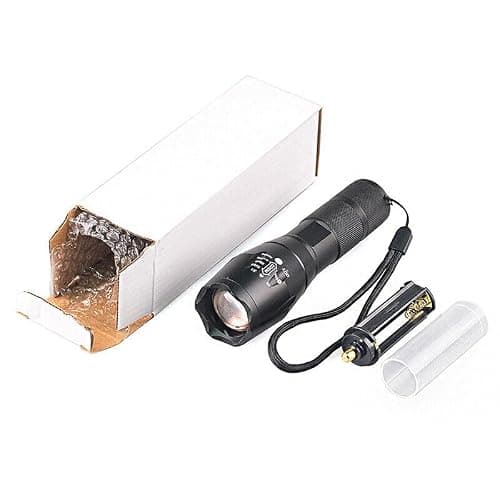 UV LED Zoom Torch 395nm Ultra Violet Black Light Waterproof Super Bright 500lm for Hotel Room Inspection, Revealing Pet Urine & Stains, Banknote Detecting etc + 3 AAA Batteries (Pack of 2 Torches) thumbnail 4