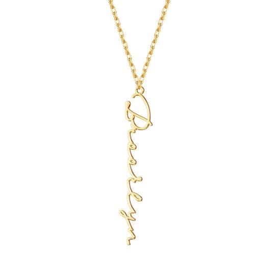 TinyName Custom Name Necklace Personalized 18K Gold Plated Nameplate Customized Jewelry Gift for Women - Image 1