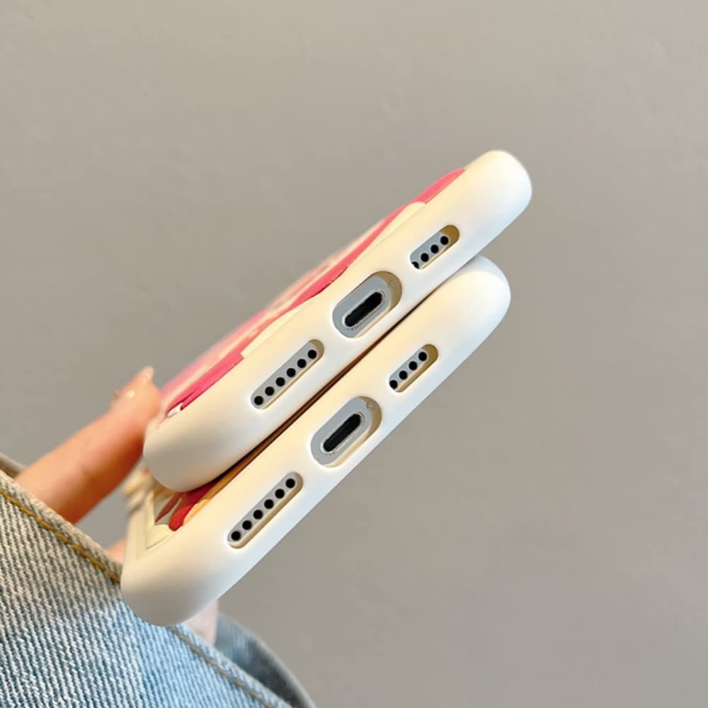 Funda compatible con iPhone 15 Pro Max de dibujos animados, correa de TPU suave a prueba de golpes para niños y niñas y mujeres thumbnail 5