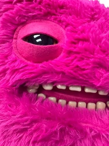 ZURU Fugglers Bigg Fuggs - Big Funny Ugly Monster Plush - 17 inches (Mr Buttons (Pink)) thumbnail 3