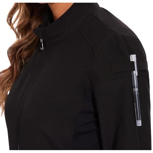 COZYFIT Scrub Jackets for Woman, Zip Front Nurse Jacket, 4-Way Stretch Fabric thumbnail 5