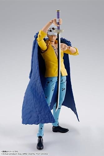 TAMASHII NATIONS - One Piece - Trafalgar Law -The Raid on Onigashima- S.H.Figuarts Action Figure | One Piece 6 Inch Action Figure S.H. Figuarts - Trafalgar Law thumbnail 6