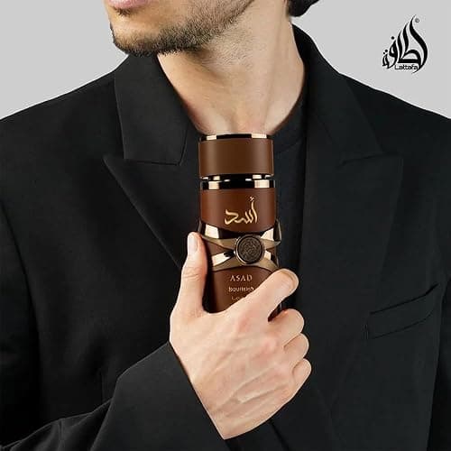 Lattafa Asad Bourbon Eau de Parfum Spray for Unisex, 3.4 Ounce thumbnail 7