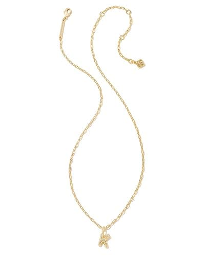 Kendra Scott Crystal Letter Short Pendant Necklace, Fashion Jewelry for Women thumbnail 2
