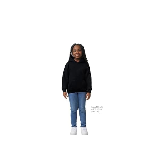 Gildan Youth Hoodie Sweatshirt, Style G18500B thumbnail 6