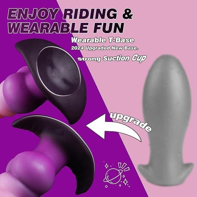 6.3" Large Butt Plug, Dildo Anal Plug with Big Knot, Huge Buttplug Silicone Anal Sex Toys, Anal Monster Dog Dildo, Adult Toy for Men Women thumbnail 4