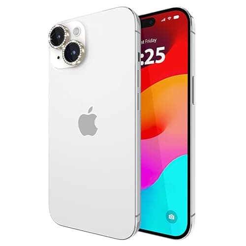 kate spade new york iPhone 15 / iPhone 15 Plus Camera Lens Protector with Aluminum Ring - Crystal thumbnail 8