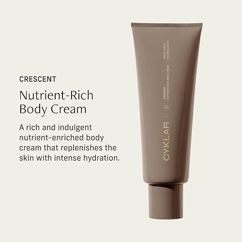 CYKLAR Nutrient Rich Body Cream. Crescent Fragrance Nourishing Moisturizer with Niacinamide and Banana Flower Extract. Deep Hydration, Thick Body Lotion, Dry Skin Cream for Women and Men, 8 Fl Oz thumbnail 3