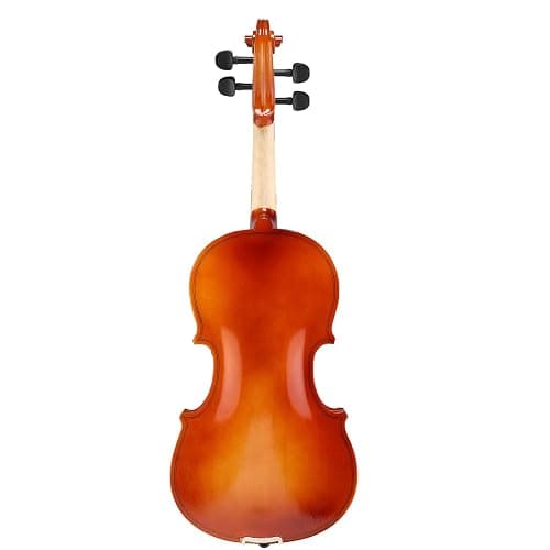 4/4 Full Size Acoustic Violin with Case Bow Rosin Strings Tuner Shoulder Rest, Natural Color thumbnail 2