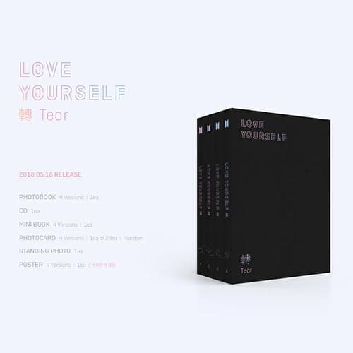 [LOVE YOURSELF 轉 'Tear'] (Random Ver.) Photobook + CD + Mini Book + Photocard + Standing Photo + Gift thumbnail 2