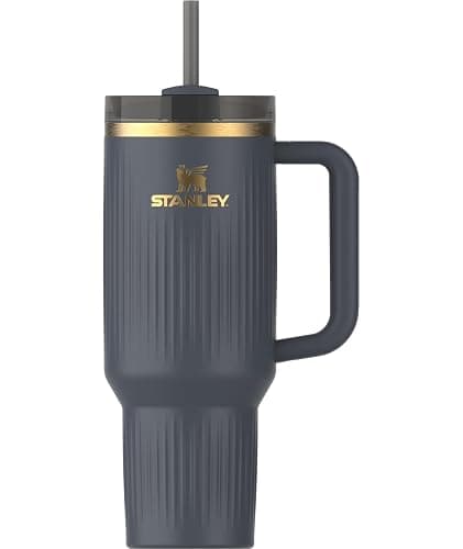 STANLEY Quencher H2.0 Tumbler with Handle and Straw 40 oz | Flowstate 3-Position Lid | Cup Holder Compatible for Travel | Insulated Stainless Steel Cup | BPA-Free | Fluted Twilight - Image 1