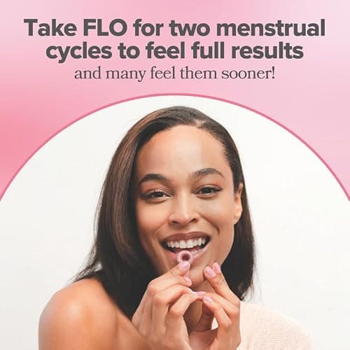 O Positiv FLO PMS Gummies for Women - Proactive PMS Relief - Targets Hormonal Breakouts, Bloating, Cramps, & Mood Swings with Chasteberry, Vitamin B6, & Lemon Balm - PMS Gummies (Pack of 1) thumbnail 4