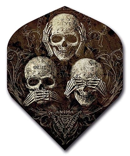 US Darts 3 Set (9 Flights) Alchemy Fear NO Evil Standard Dart Flights - Image 1