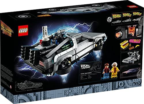 LEGO Icons Back to the Future Time Machine 10300, Model Car Building Kit Based on the Delorean from the Iconic Movie, Perfect Build for Teens and Adults Who Love to Create thumbnail 6