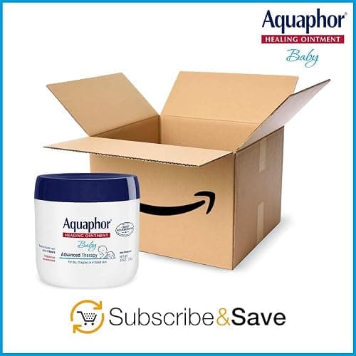 Aquaphor Baby Healing Ointment Advanced Therapy Skin Protectant for Chapped or Dry Skin, Drool Rash and Diaper Rash Ointment, 14 Oz Jar thumbnail 5