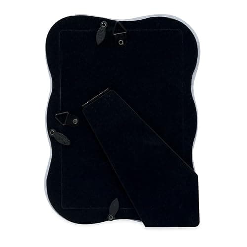 Isaac Jacobs 4x6 Matte Ligh Blue Curved Deco Frame for Tabletop and Wall Display, Decorative Art, Design, Home Décor, Gift (4x6, Matte Ligh Blue) thumbnail 3