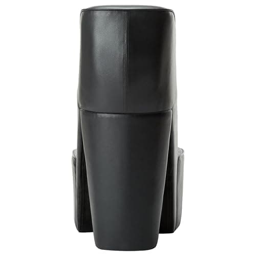 vidaXL Schuhsessel High Heel Design Sessel Stuhl Polstersessel Wohnzimmersessel Loungesessel Relaxsessel Hocker Sitzhocker Schwarz Kunstleder thumbnail 4