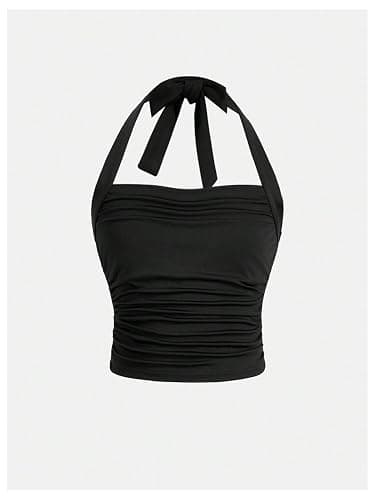  Sleeveless Halter Tops thumbnail 5