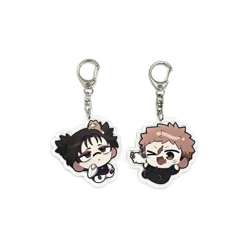 EBTY DREAMS Inc. - Set of 2 Jujutsu Kaise Acrylic Keychain Choso, Yuuji Itadori v1 - Image 1