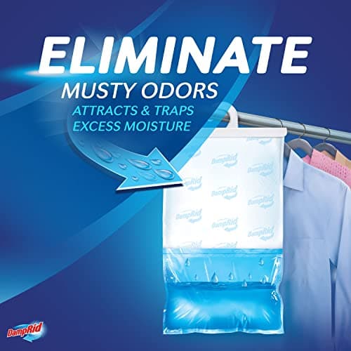 DampRid Fresh Scent Hanging Moisture Absorber, 16 oz., 3 Pack - Eliminates Musty Odors for Fresher, Cleaner Air, Ideal Moisture Absorbers for Closet, 14% More Moisture Absorbing Power* thumbnail 2