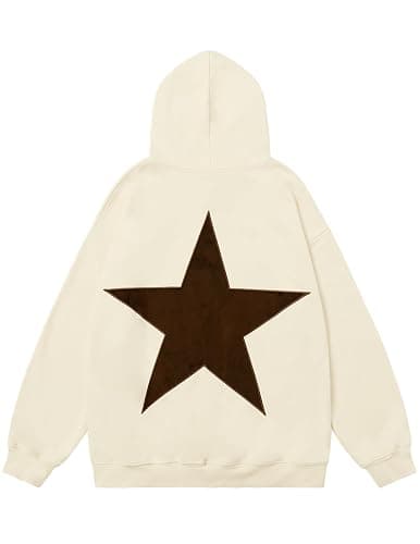 Aelfric Eden Star Hoodies Y2k Oversized Graphic Hoodies Aesthetic 90s Crewneck Sweatshirt Long Sleeve Pullover Tops - Image 1