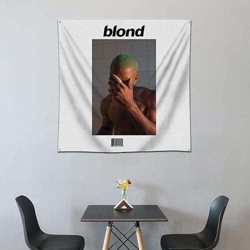 Eksent Flag Ocean Blond Art Music Album Poster Tapestry Flag Banner 4X4Ft thumbnail 3