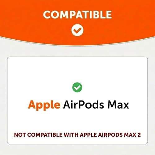 WC SweatZ Max - Patented Silicone Sweat Covers for AirPods Max 1 | Made by Wicked Cushions | (Does Not Fit AirPods Max 2). Sweatproof, Full Earpad Protection | Black thumbnail 2