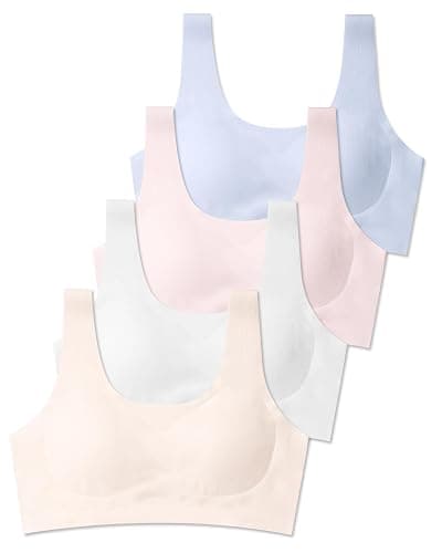 SALIA GIRL Training Bras for Girls 10-16 Sports Seamless Bra with Removable Padding Bras - Image 1