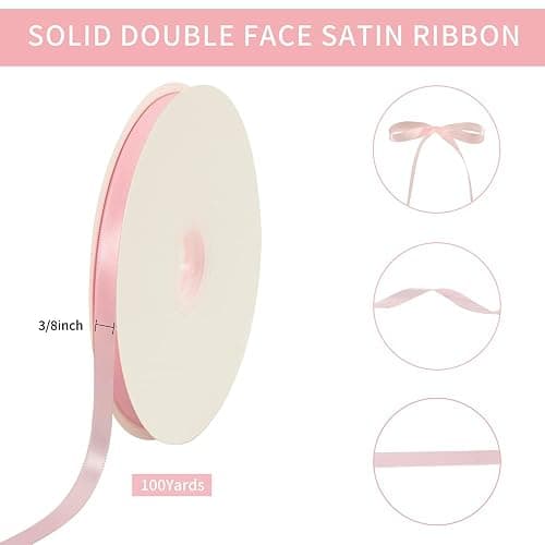 thin light stain ribbon (pink) thumbnail 3