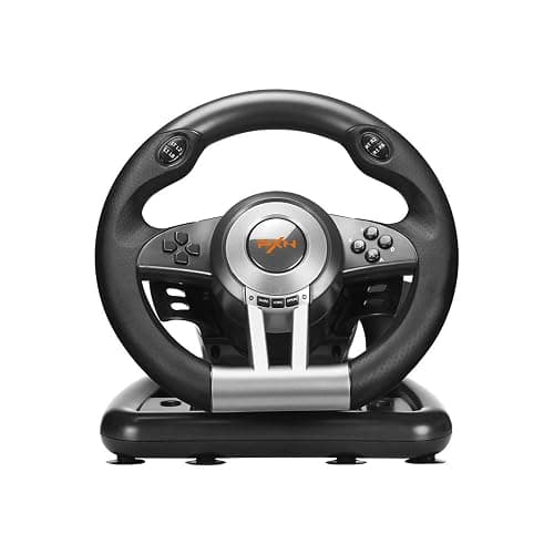 PXN PC Racing Wheel, V3II 180 Degree Universal Usb Car Sim Race Steering Wheel with Pedals for PS3, PS4, Xbox One, Xbox Series X/S, Switch (Black) thumbnail 3