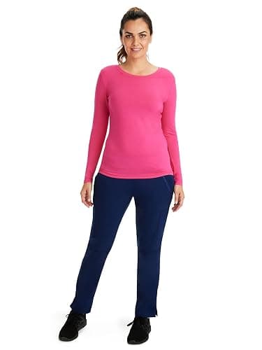 Healing Hands Women's Underscrub Soft Knit Melissa Longsleeve Scrub Tee with Breathable & Easy Care Fabric 5047 thumbnail 3