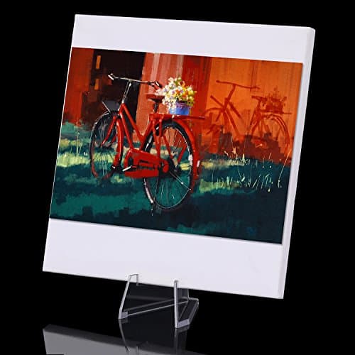 Boao 12 Pack Acrylic Card Stand Mini Easel Display Holder,Clear,2.24 Inch | Thick Plastic Stands Compatible with PSA Graded Sports Cards, Baseball Trading Collectibles Holder, Challenge Coins Showcase thumbnail 4