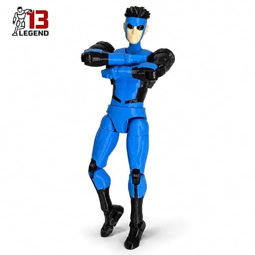 Glory Keep Assembly Completed Titan13 Action Figure 3D Printed Toys Multi-Jointed Movable, Legend13 Lucky 13 Action Figures, Multi-Articular Dummy 13 Action Figures,Desktop Decorations thumbnail 2