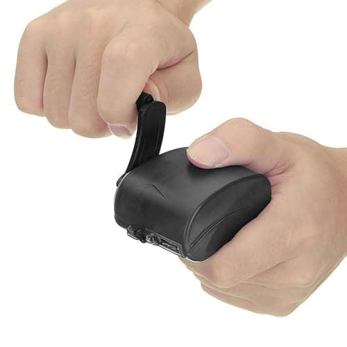 Hand Cranked Charger, USB Hand Crank Phone Charger Hand Power USB Charger for Outdoor Hiking Camping thumbnail 8