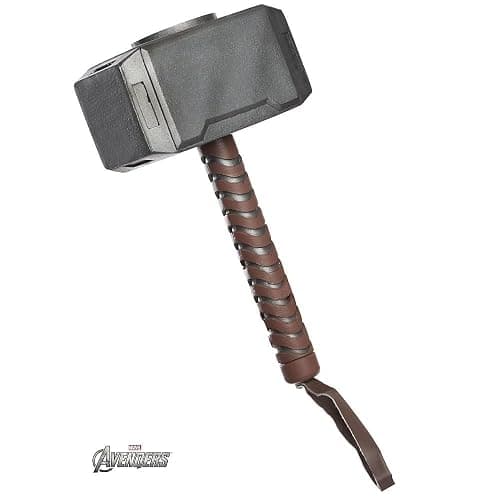 RUBIES – Avengers Ufficiale – Costume classico Thor per bambini dai 3 agli 8 anni – Tuta blu e mantello rosso o accessori a martello, per Halloween, carnevale, regalo di Natale - Martello di Thor thumbnail 6
