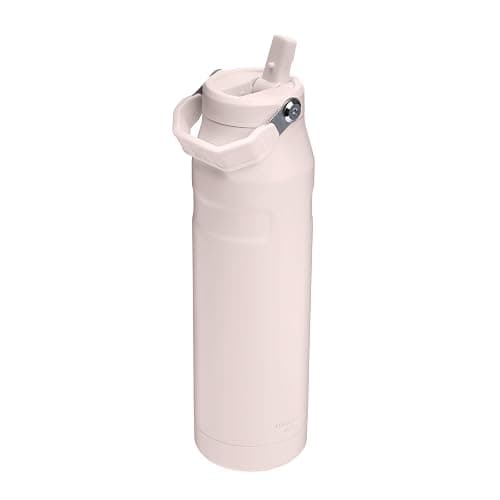 Stanley Flip Straw 2.0 Sports Water Bottle With Straw 1.06L - 15 Hours Cold - 3 Days Iced - Stainless Steel - BPA Free - Leak Resistant - Fits in Cup Holder - Dishwasher Safe - Rose Quartz thumbnail 7