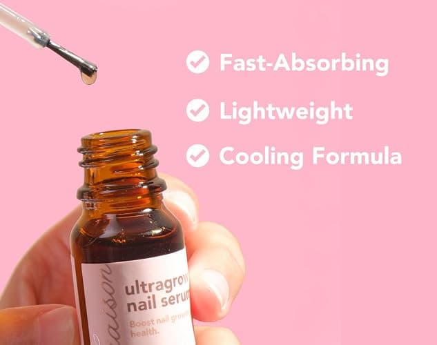 Liaison UltraGrow Nail Serum for Growth and Strength with Keratin Complex, Olive Oil & Vitamin E | Dermatologist-Tested to Support Weak, Brittle, Splitting Nails thumbnail 3