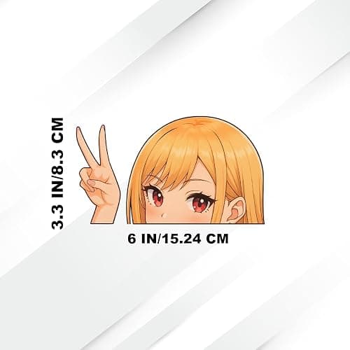 My Dress-Up Darling Marin Anime Manga Decal Stickers pekeers Ideal for Cars Laptop Skateboard (Marin Pekeer) thumbnail 3