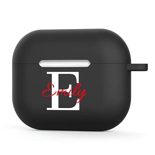 Custom Personalized Name/Text for AirPods 4 Case Cover 2024,Soft TPU Protective Case for Apple AirPod 4th Generation Cases with Keychain (Airpods 4 case) thumbnail 5