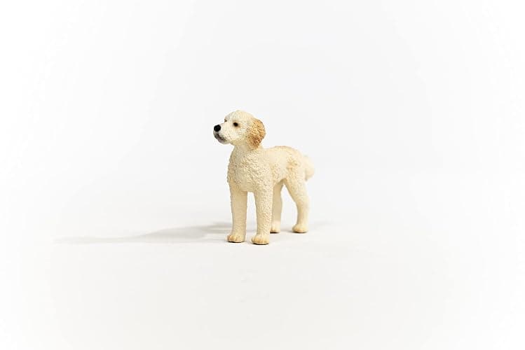 Schleich Farm World Goldendoodle Dog Figurine - Highly Detailed and Durable Animal Toy, Fun and Educational Play for Boys and Girls, Gift for Kids Ages 3+ thumbnail 3
