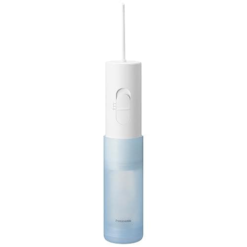 Panasonic Water Flosser for Travel, Cordless Portable Oral Irrigator with Two Water Pressure Settings, Collapsible Water Tank - EW-DJ11-A - Image 1