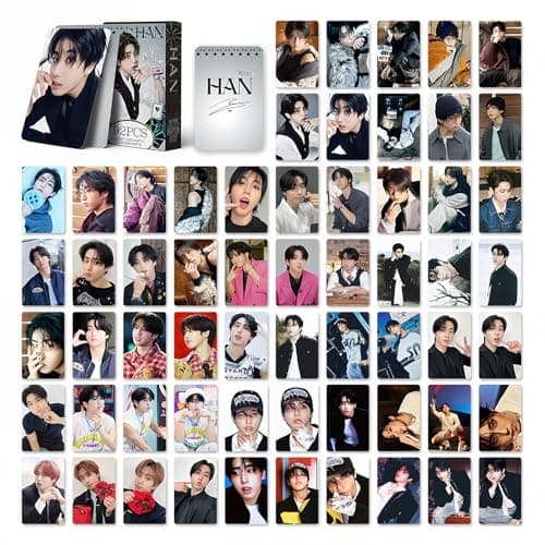 PYAJUU Stray Kids Photocards DO IT Album Photo Cards Straykids Postcard 2026 Lomo Cards Stray Kids Stickers Gift Merch For STAY KPOP Gift Box Set (HAN(BLACK)) thumbnail 4