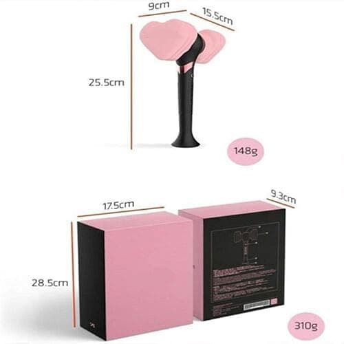 Light Stick Concert Glow Lamp Official Hammer Light Stick Fans Gift Hiphop Stick Fun Heart Luminous Lamp (Pink, Onesize) thumbnail 2