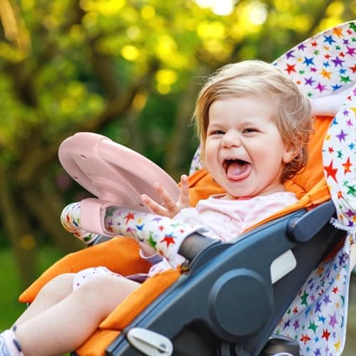 Accmor Stroller Steering Wheel Toy, Simulated Steering Wheel for Stroller Shopping Carts Cart Universal Detachable Pretend Driving Funny Toy Attachment thumbnail 3